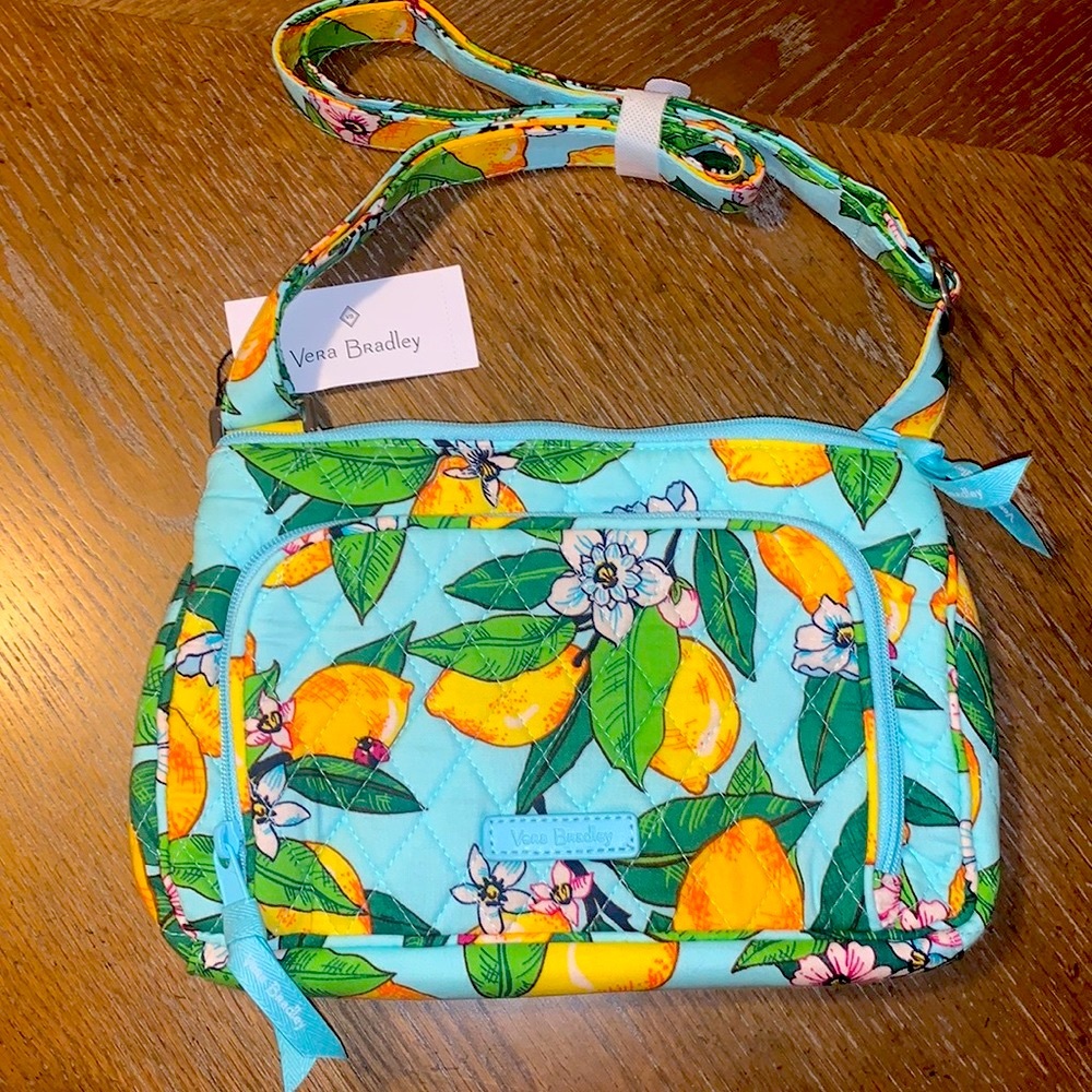 BNWT Vera Bradley Lemons 🍋 Hipster Purse